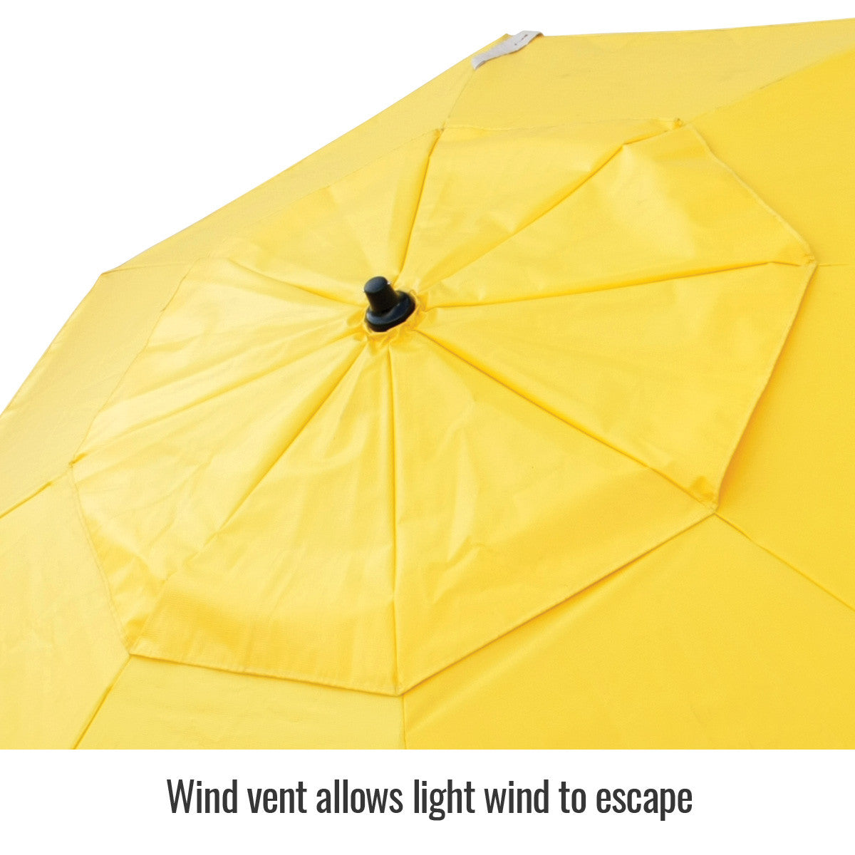Wind vent allows light wind to escape — Black Stallion UB100 welding screen