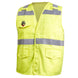 Black Stallion VF1110-HY 9 oz FR Cotton Vest With Silver Reflective (NFPA 70E), ANSI hi, Vis