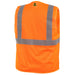 Back view of the Black Stallion VS2020-OR safety vest