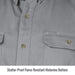 Melamine Buttons — Black Stallion WF2110-GY work shirt