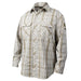 Black Stallion WF2110-PK 7 oz FR Cotton Work Shirt (NFPA 2112 / 70E), Khaki Plaid