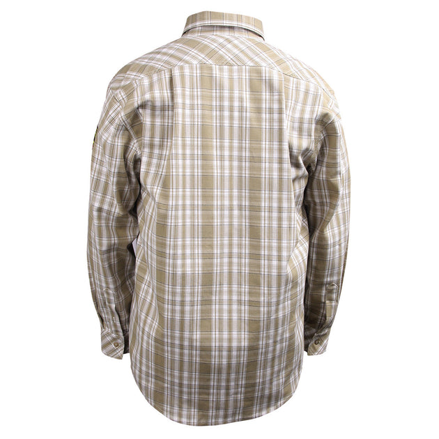 Back view of the Black Stallion WF2110-PK work shirt