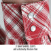 2-snap Barrel Cuffs add a distinctly Western flair — Black Stallion WF2110-PR work shirt