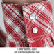 2-snap Barrel Cuffs add a distinctly Western flair — Black Stallion WF2110-PR work shirt