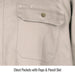 Chest Pockets with Flaps & Pencil Slot — Black Stallion WF2110-ST work shirt