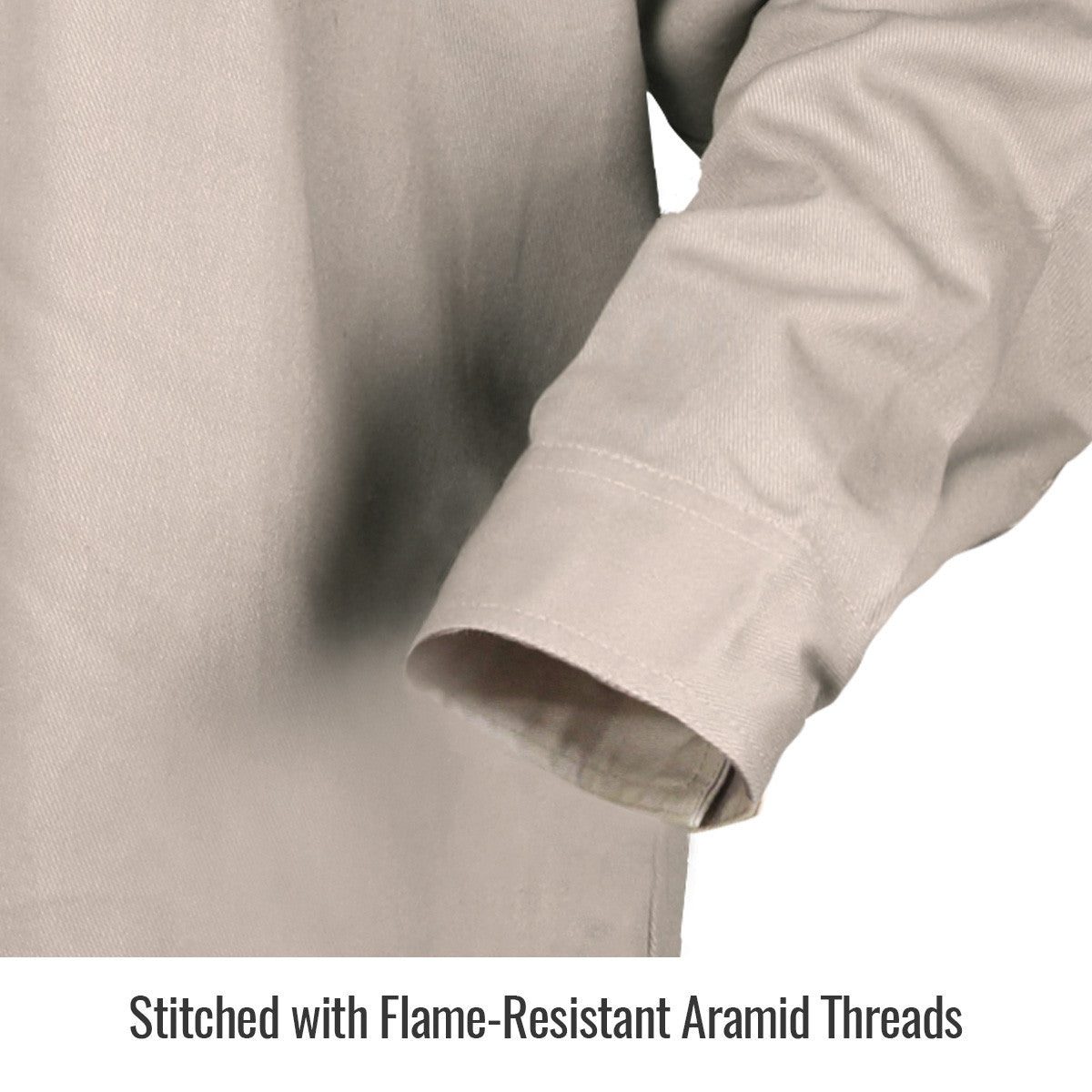 Stitched with Flame-Resistant Aramid Threads — Black Stallion WF2110-ST work shirt