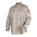 Black Stallion WF2112-ST 7 oz FR Cotton Work Shirt With Reflective (NFPA 2112 / 70E), Stone
