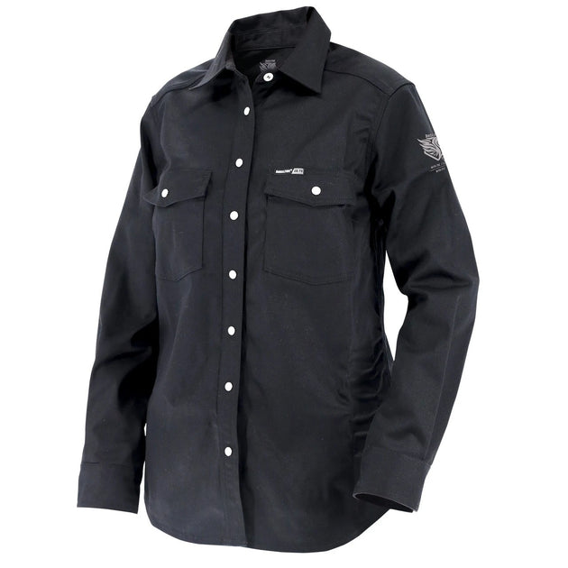 Black Stallion WF3515-BK Anglefire Women Work Shirt (NFPA 2112 / 70E), Black
