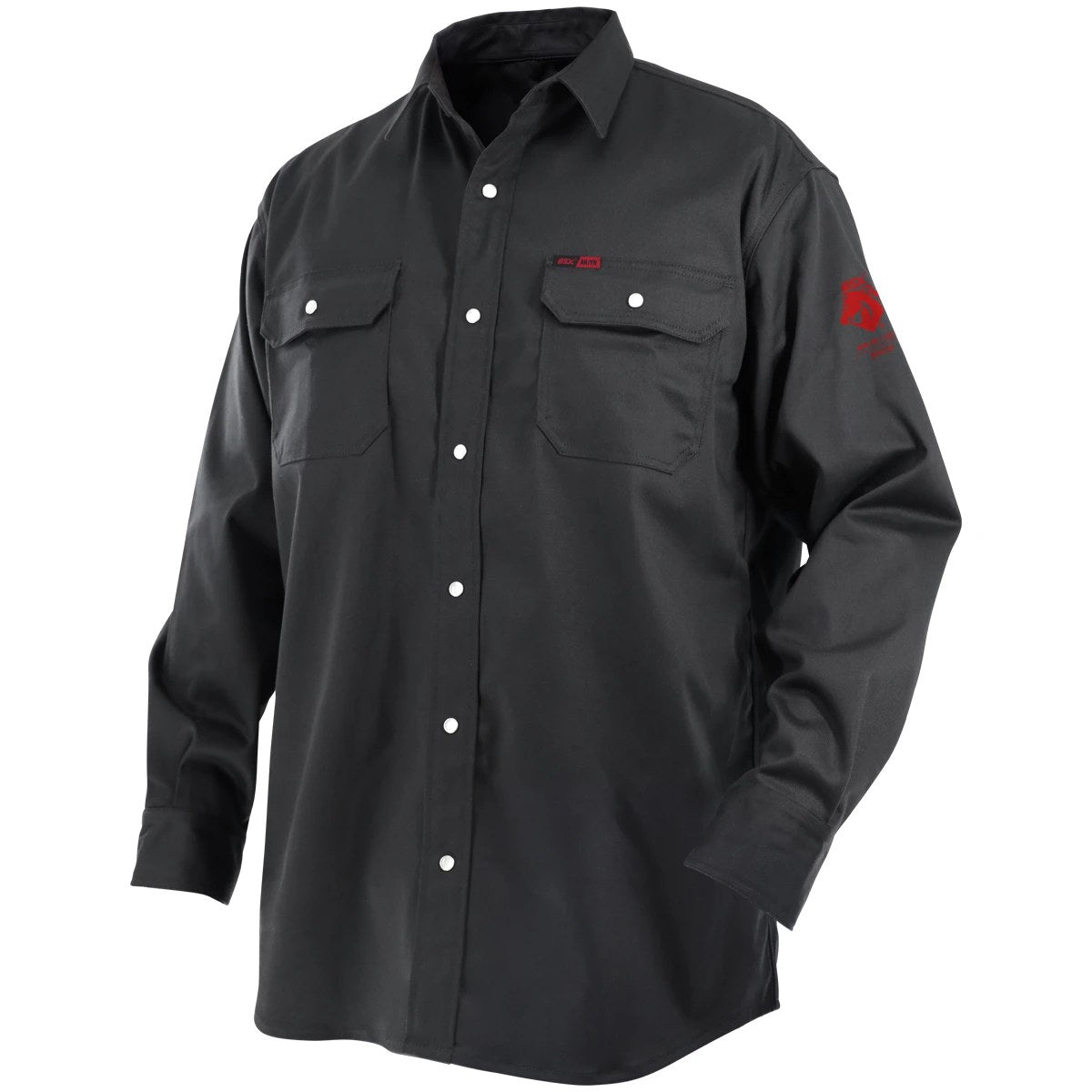 Black Stallion WF3530-BK BSX Men Work Shirt (NFPA 2112 / 70E), Black